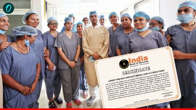 Madhya Pradesh: इंडिया बुक ऑफ रिकॉर्ड में दर्ज हुआ सिंधिया का फ्री मेगा मेडिकल कैंप, गांवों में फ्री इलाज