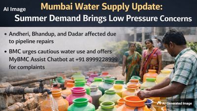 Mumbai Water Supply Update: अंधेरी, भांडुप, दादर में पानी के लिए तरसे लोग, BMC ने जारी किया अलर्ट
