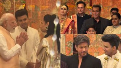 Rajat Sharma Daughter Wedding: एक ही मंच पर PM Modi, शाहरुख और सलमान, रजत शर्मा की बेटी की शादी की फोटो वायरल
