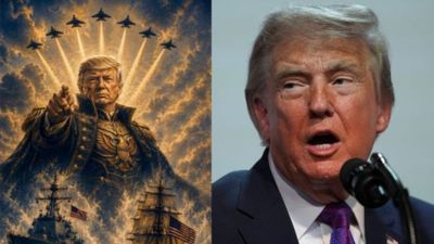 आसमान में फाइटर जेट और नीचे बड़ी वॉर्निंग, Donald Trump ने शेयर की खौफनाक तस्वीर, एक पोस्ट ने हिलाया इंटरनेट!