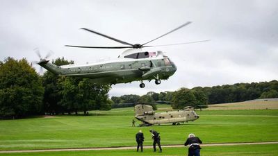 US President Donald Trump’s Helicopter Makes Emergency Landing At Luton Airport Due To Hydraulic Issue