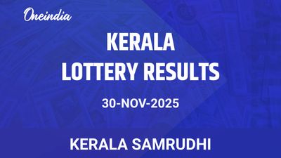 Kerala Lottery Samrudhi Winners November 30 - Full Results And Prize Details