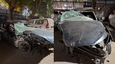 Speeding Car Crashes Near Sector-71 Underpass in Noida; One Woman Dead, Two Injured