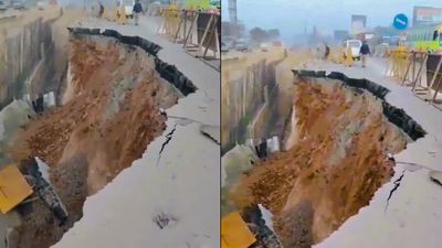 Bengaluru–Chennai Highway Disruption Enters Day 3 as NH 44 Cave In Hits Chandapura and Attibele