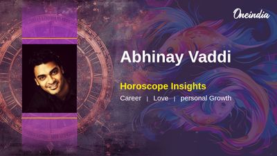 Abhinay Vaddi Pisces Horoscope Predicts Steady Career Growth and Calm Focus