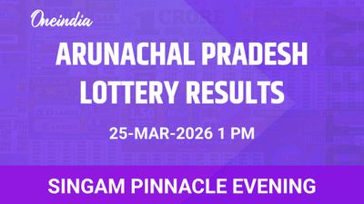 Arunachal Pradesh Singam Pinnacle Evening Winners 25 March