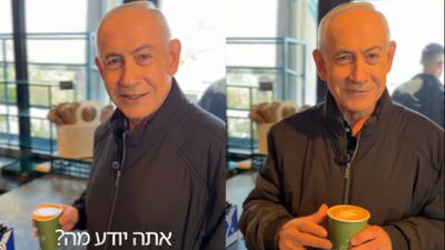 Coffee, Sarcasm and a Message: Benjamin Netanyahu Dismisses Death Hoax in Viral Clip