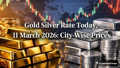 Gold Silver Rate Today, 11 March 2026: City-Wise Prices, MCX Gold Gains As Silver Climbs Across India