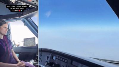 Air Hostess Filming Reel Inside Cockpit During Flight Triggers Online Debate Over Aviation Safety Protocols