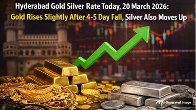 Hyderabad Gold Silver Rate Today, 20 March 2026: Gold Rises Slightly After 4-5 Day Fall, Silver Also Moves Up