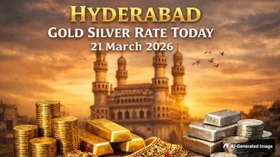 Hyderabad Gold Silver Rate Today, 21 March 2026: Gold Slips Again After Brief Recovery, Silver Also Falls