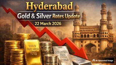 Hyderabad Gold Silver Rate Today, 22 March 2026: Gold Remains Weak, Silver Slips Further In City