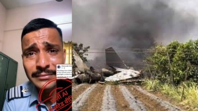 Is the Viral Video of an ‘IAF Pilot Crying’ Over Air Crashes Real? Here's The Truth