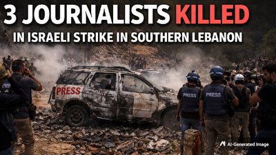 Israeli Strike Kills 3 Journalists Near Jezzine During Expanding Middle East War
