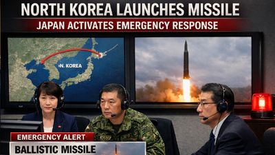 Japan Issues Alert After Suspected North Korean Ballistic Missile Launch