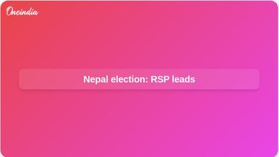 Nepal election: Rastriya Swatantra Party leads as Balendra Shah beats K P Sharma Oli