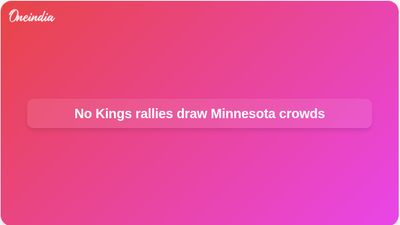 No Kings rallies protest Iran war and President Donald Trump actions in Minnesota