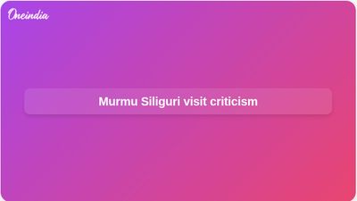 President Droupadi Murmu Siliguri visit draws criticism from Odisha CM Mohan Charan Majhi