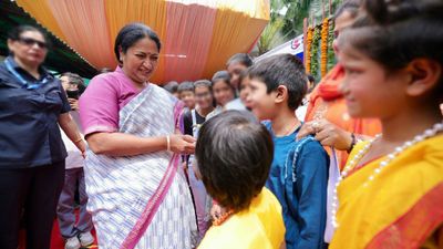 Delhi CM Rekha Gupta Distributes Aid, Reviews Welfare Schemes at Nirmal Chhaya Complex