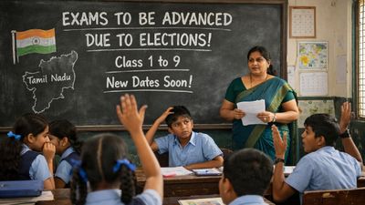 Tamil Nadu Govt Plans Early Exams for Classes 1 to 9 Due To Asembly Elections