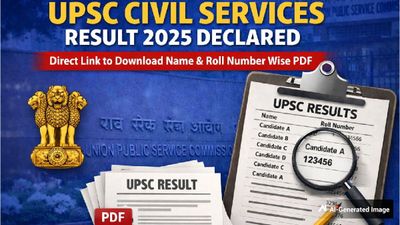 UPSC Civil Services Result 2025 Declared: Direct Link To Download Name And Roll Number Wise PDF