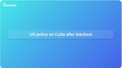 US policy on Cuba: Trump signals action after latest nationwide blackout