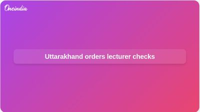 Uttarakhand disability quota lecturers to undergo AIIMS-Rishikesh health checks from 7 March