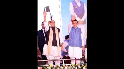 Uttarakhand News: Dhaakad Dhami Now a 'Dhurandhar', Will Hit a Six in 2027: Rajnath Singh