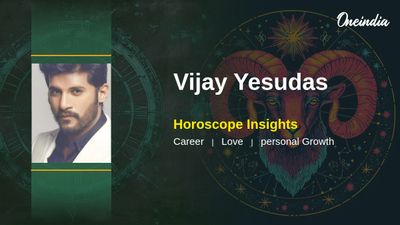 Vijay Yesudas Aries Horoscope: Steady Growth Through Disciplined Practice