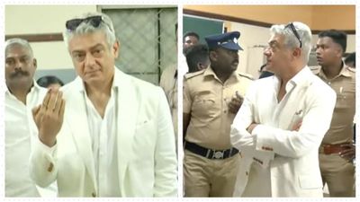 Tamil Nadu Elections: Ajith Kumar Stands In Queue In Chennai Like Common Man To Cast His Vote - Video