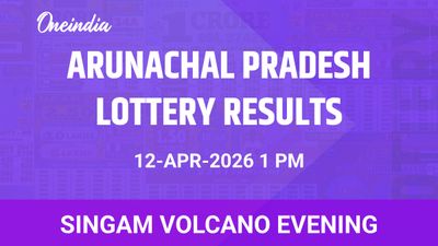 Arunachal Pradesh Singam Volcano Evening Winners 12 April: Sunday Draw Results