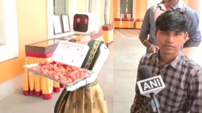 Meet Robot Nila: The Friendly Robot Transforming The Voting Experience At Puducherry Polling Station, Watch