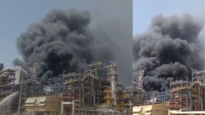 Massive Fire Breaks Out At Rajasthan’s Pachpadra Refinery Just A Day Before PM Modi’s Inauguration