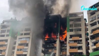 Indirapuram Fire Tragedy: Huge Blaze Engulfs Gaur Green Avenue, Spreads To Multiple Floors; Rescue On