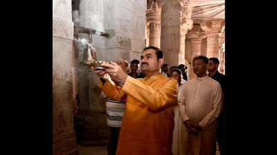 Gautam Adani Offers Prayers at Taranga Jain Temple on Akshaya Tritiya, Discusses Pilgrim Facilities and Ecological Preservation