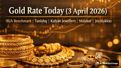 Gold Rate Today (3 April 2026): Latest IBJA Benchmark, Tanishq, Kalyan Jewellers, Malabar, Joyalukkas Rates