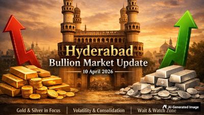 Hyderabad Gold Silver Rate Today (10 April 2026): Latest 22K, 24K, 18K Gold, Silver Rates In Nizam City
