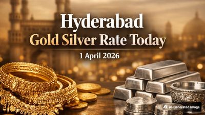 Hyderabad Gold Silver Rate Today, 1 April 2026: Check 18K, 22K, 24K Gold And Silver Prices In Nizam City