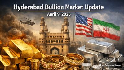 Hyderabad Gold Silver Rate Today (9 April 2026): Latest Gold, Silver Price in Nizam City