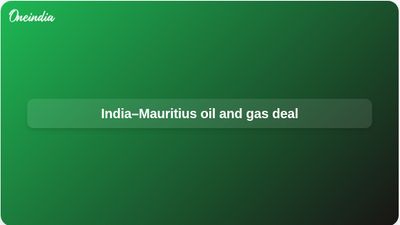 Energy security: India finalising oil and gas supply agreement with Mauritius, says Jaishankar