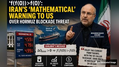 Iran's Mohammad Bagher Ghalibaf Uses Math to Warn US: ‘f(f(O)) > f(O)’ Over Strait of Hormuz Crisis