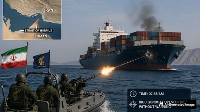 Iran-US Tension: IRGC Opens Fire on Container Ship in Strait of Hormuz Hours After Trump Extends Ceasefire