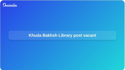 Khuda Bakhsh Oriental Public Library director vacancy draws parliamentary panel concern