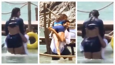 Pooja Hegde, Varun Dhawan Turn On The Heat As They Shoot Intimate Song - See BTS Video