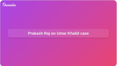 Umar Khalid imprisonment comments: Prakash Raj speaks on resistance at Bengaluru panel