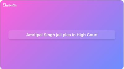 Amritpal Singh: Punjab seeks High Court nod to keep MP in Dibrugarh jail as NSA detention ends