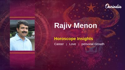 Rajiv Menon Taurus Horoscope: Career Craft and Steady Growth Ahead