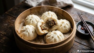 Steamed Buns With BBQ Pork Recipe: Classic Dumpling-Style Steam Buns with Savoury Filling