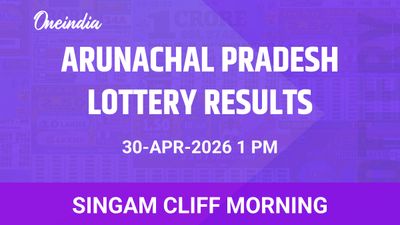 Singam Cliff Morning Winners 30 April Arunachal Pradesh Lottery Draw Summary
