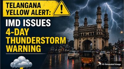 Telangana Yellow Alert: IMD Warns Of 4-Day Thunderstorm Spell In Hyderabad, Other Cities Till May 1